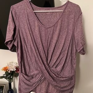 Lululemon Do the Daily short sleeve tee - heathered smoked mulberry